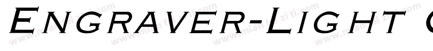 Engraver-Light Cn Re字体转换